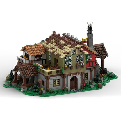 Medieval Village Blacksmith Forge MOC Building Kit - 1