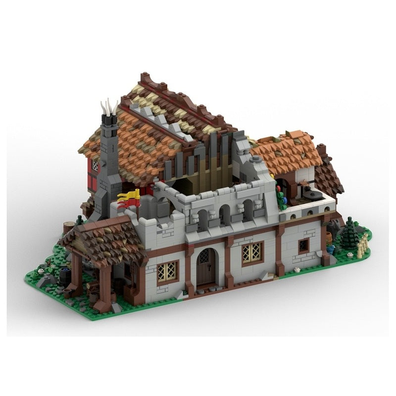 Medieval Village Blacksmith Forge MOC Building Kit - 3