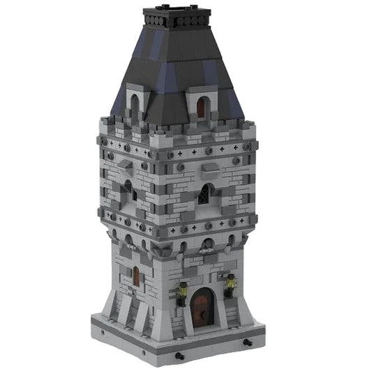 Medieval Watchtower MOC Building Kit | Castle Tower Architecture Model - 1