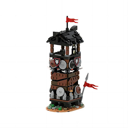 Medieval Watchtower MOC Defensive Outpost Building Kit - 1