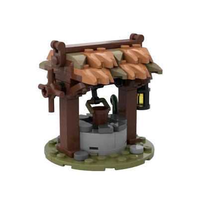 Medieval Well MOC Building Kit | Historic Village Architecture Model - 7