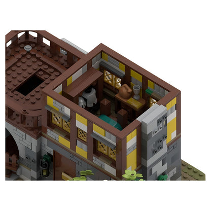 Medieval Windmill & Farmhouse MOC Building Kit - 2