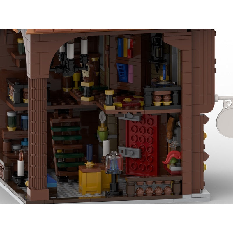 Medieval Wizard's House Fantasy MOC Building Kit - 2
