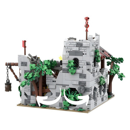 Medieval Wolf Den Fortress MOC Fantasy Castle Building Kit - 5