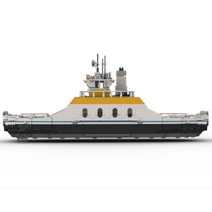 medium sized car ferry building set | moc-123279 - 5