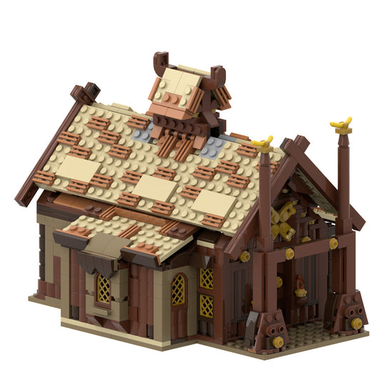 meduseld building set | lord of the rings | moc-186205 - 5