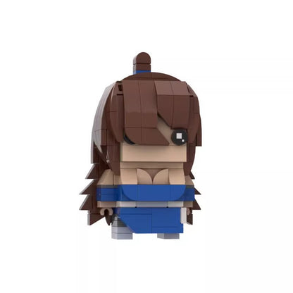 mei terumi brickheadz moc set | naruto water kage | lego compatible - 3