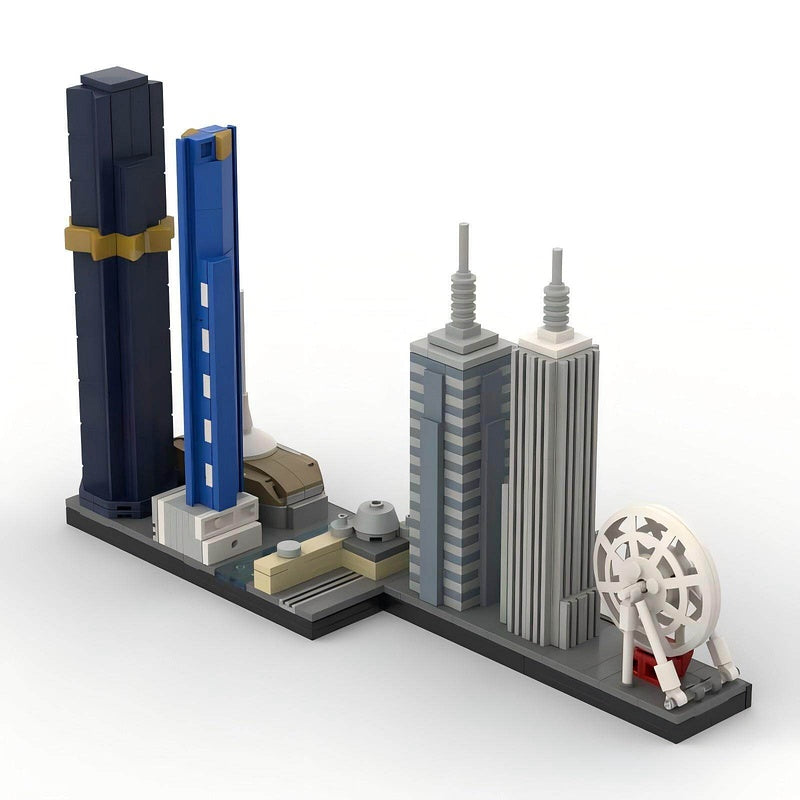 Melbourne Skyline Building Kit | LEGO-Compatible MOC - 1
