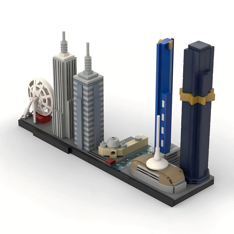 Melbourne Skyline Building Kit | LEGO-Compatible MOC - 4