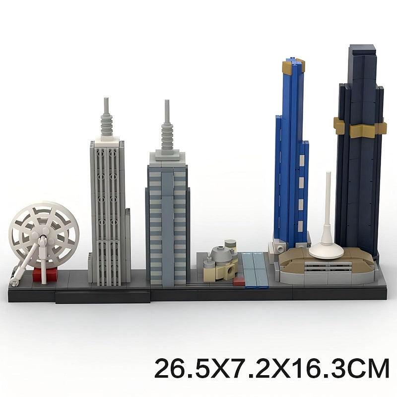 Melbourne Skyline Building Kit | LEGO-Compatible MOC - 5
