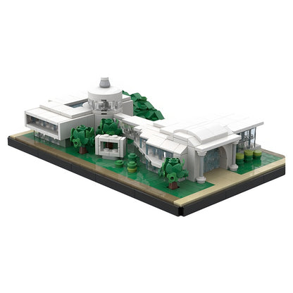 Melville Mansion Modern Glass Villa MOC Building Kit - 2
