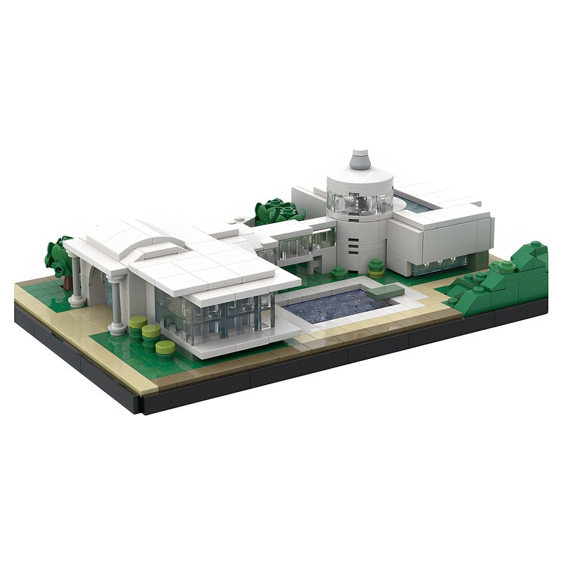 Melville Mansion Modern Glass Villa MOC Building Kit - 3