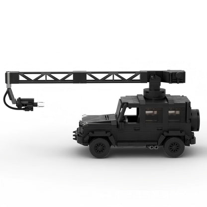 mercedes-benz amg g63 russian arm building set | moc-136955 - 4