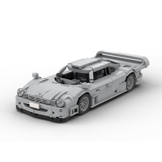 mercedes-benz clk gtr 1:15 car building set | moc-177224 - 3
