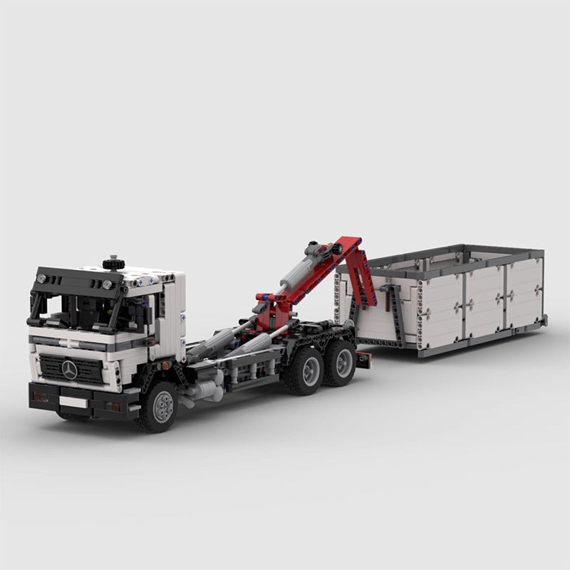 mercedes-benz ng 1632 hookloader building set | moc-96056 - 1