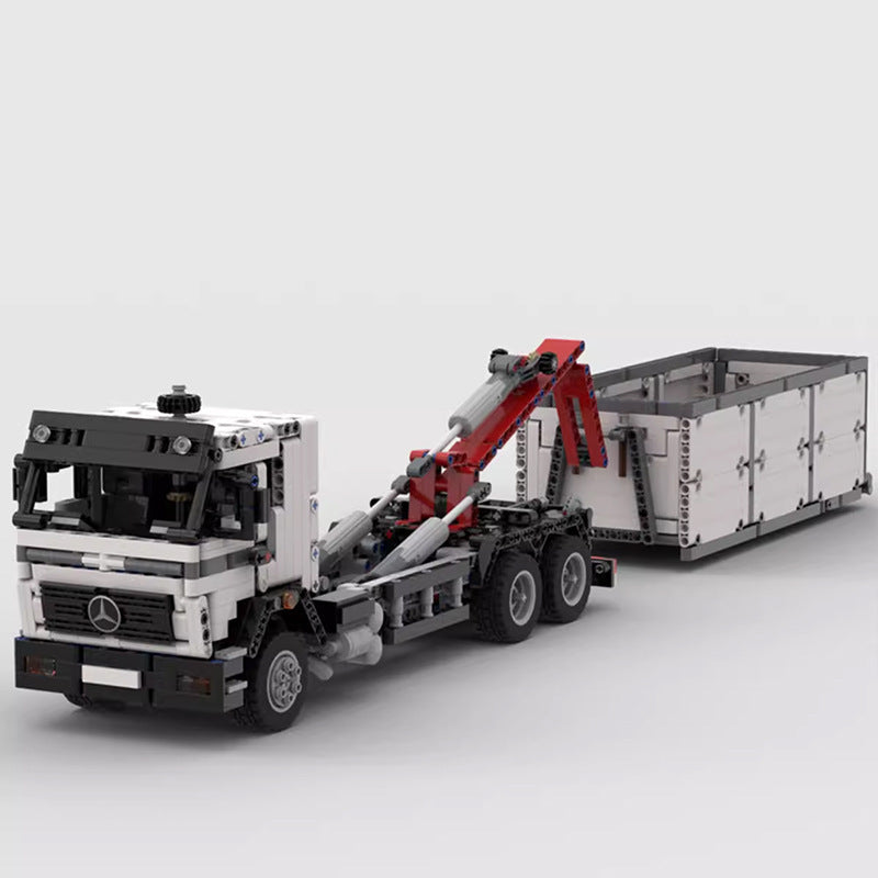 mercedes-benz ng 1632 hookloader building set | moc-96056 - 6