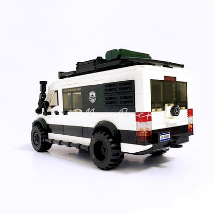 mercedes-benz sprinter 4x4 off-road building set | moc-139266 - 2