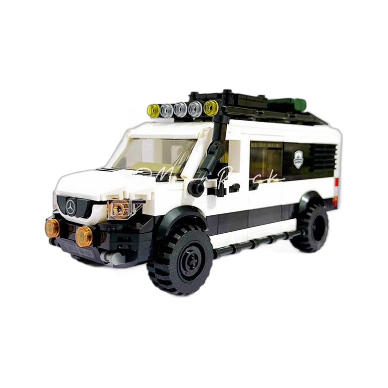 mercedes-benz sprinter 4x4 off-road building set | moc-139266 - 3
