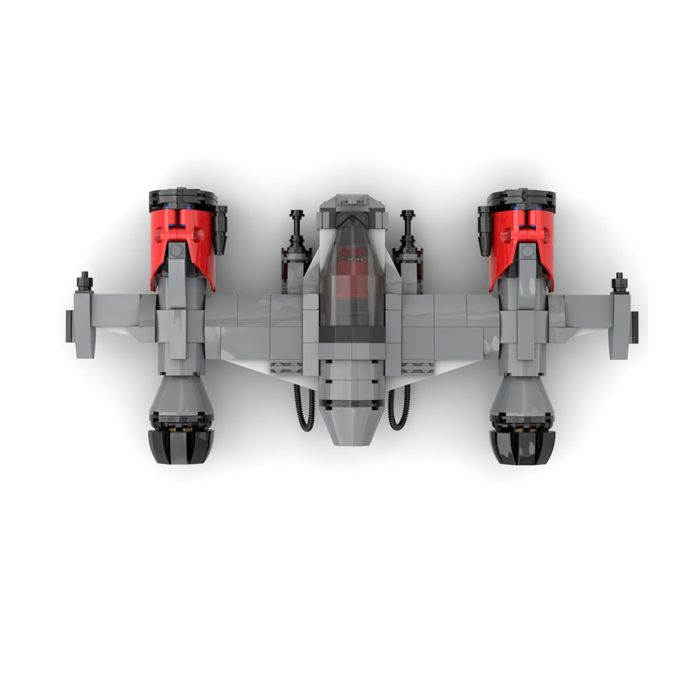mercenary gunship building set | star wars | moc-52442 - 3