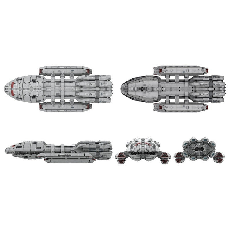 Mercury-Class Space Battleship MOC UCS Scale Building Kit - 2