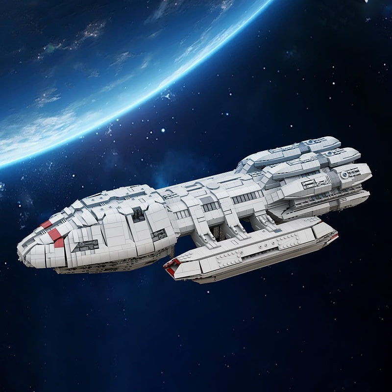 Mercury-Class Space Battleship MOC UCS Scale Building Kit - 4