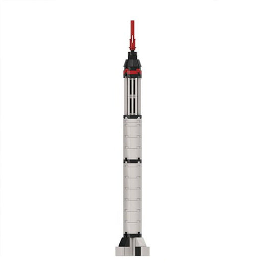 Mercury Redstone Building Kit | 1:110 Scale | LEGO-Compatible MOC - 1