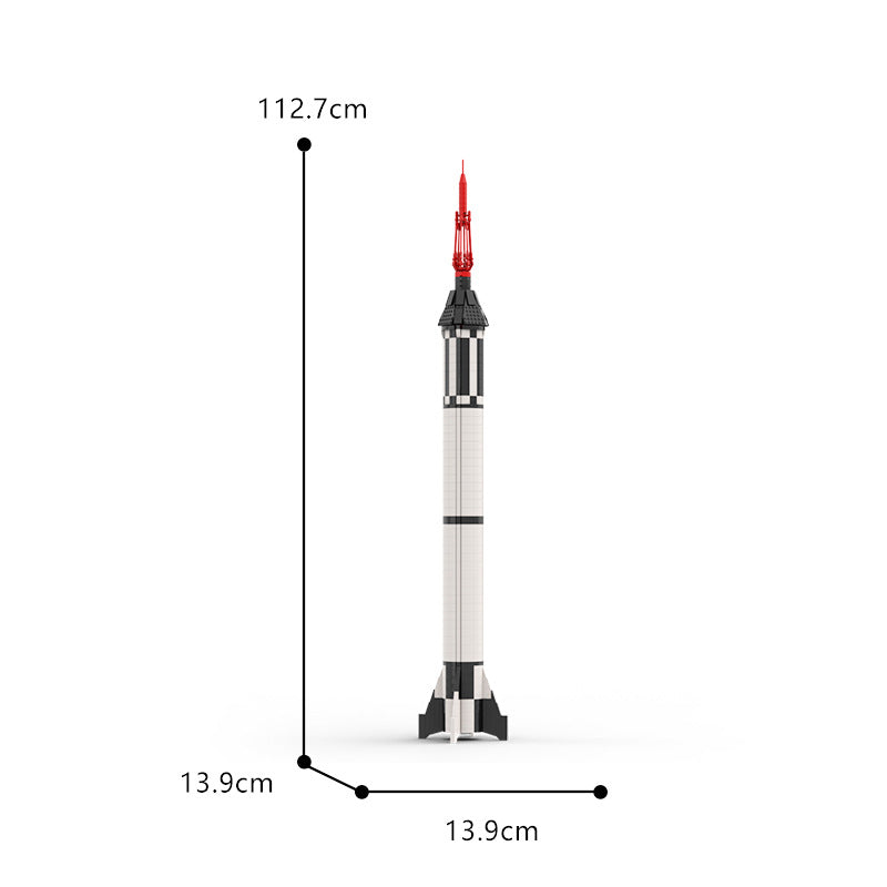Mercury Redstone Launch Vehicle MOC Building Kit | LEGO-Compatible MOC - 9