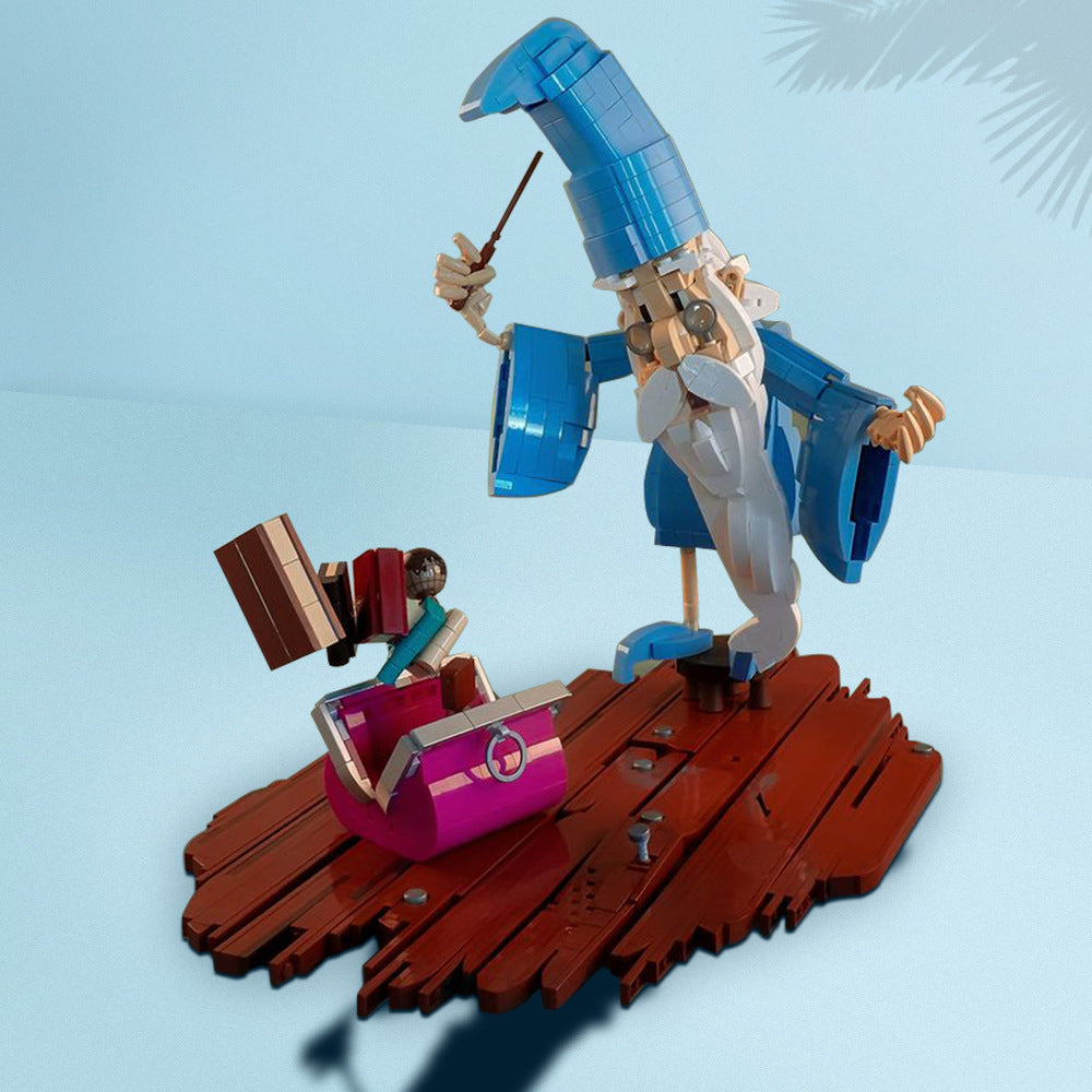 Merlin Building Kit | Arthurian mythology | LEGO-Compatible MOC - 3