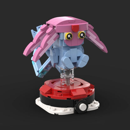 mesprit brickheadz building set | pokèmon | moc-112896 - 2