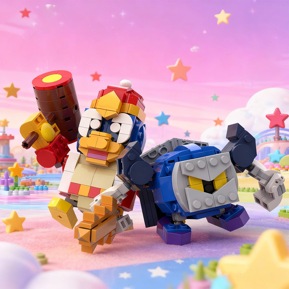 meta knight and king dedede building kit | kirby | moc-235268 - 2