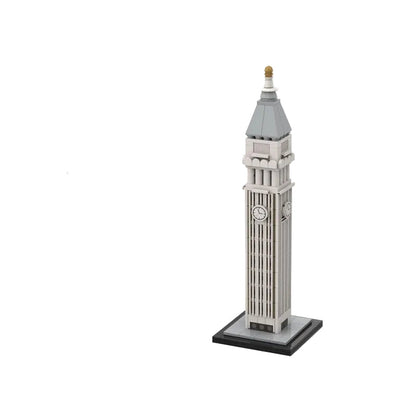 Metropolitan Life Tower Building Kit | 1:800 Scale | LEGO-Compatible MOC - 1