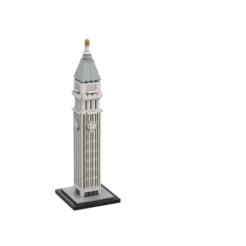 Metropolitan Life Tower Building Kit | 1:800 Scale | LEGO-Compatible MOC - 2