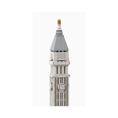 Metropolitan Life Tower Building Kit | 1:800 Scale | LEGO-Compatible MOC - 3