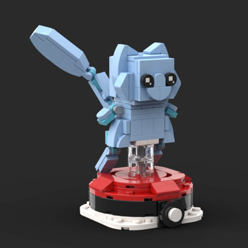 mew brickheadz building set | pokèmon | moc-115685 - 3