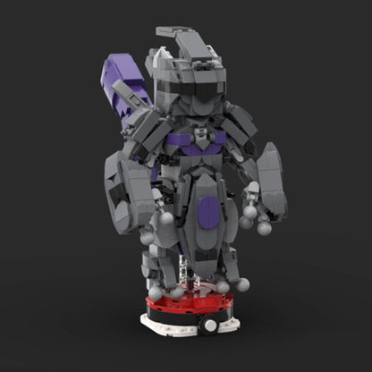 mewtwo armoured 1998 version brickheadz building set | pokemon | moc-116613 - 3