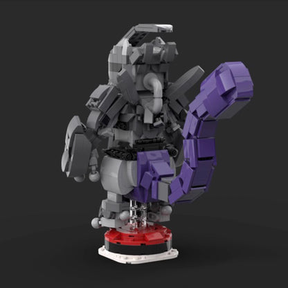 mewtwo armoured 1998 version brickheadz building set | pokemon | moc-116613 - 4