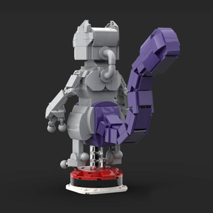 mewtwo brickheadz building set | pokèmon | moc-116056 - 3