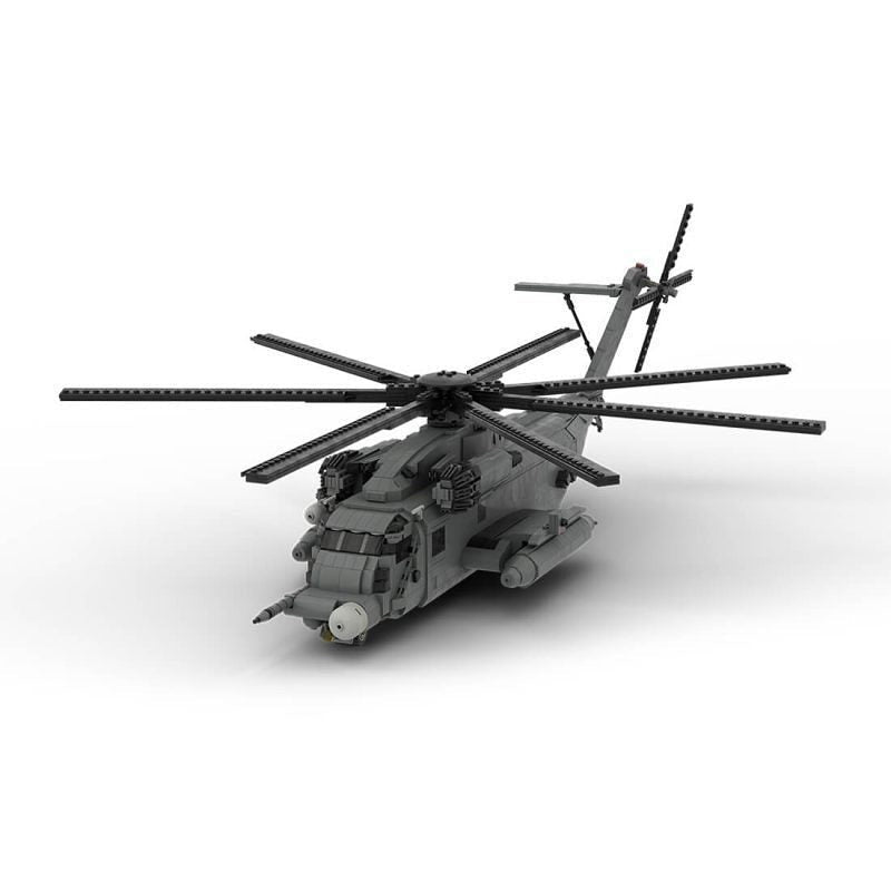 MH-53 Heavy Lift Helicopter MOC Building Kit | 1:35 Scale Aircraft Model - 2
