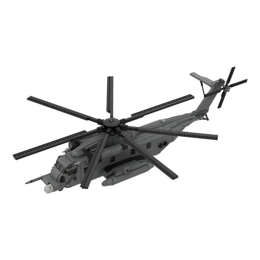 MH-53 Pave Low Helicopter Building Kit | 1/35 Scale | LEGO-Compatible MOC - 1