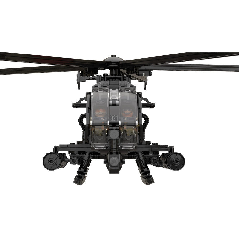 MH-6 Little Bird Helicopter Building Kit | MOC-88275