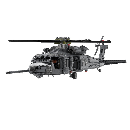 mh-60l pave hawk helicopter building set | lego compatible - 5