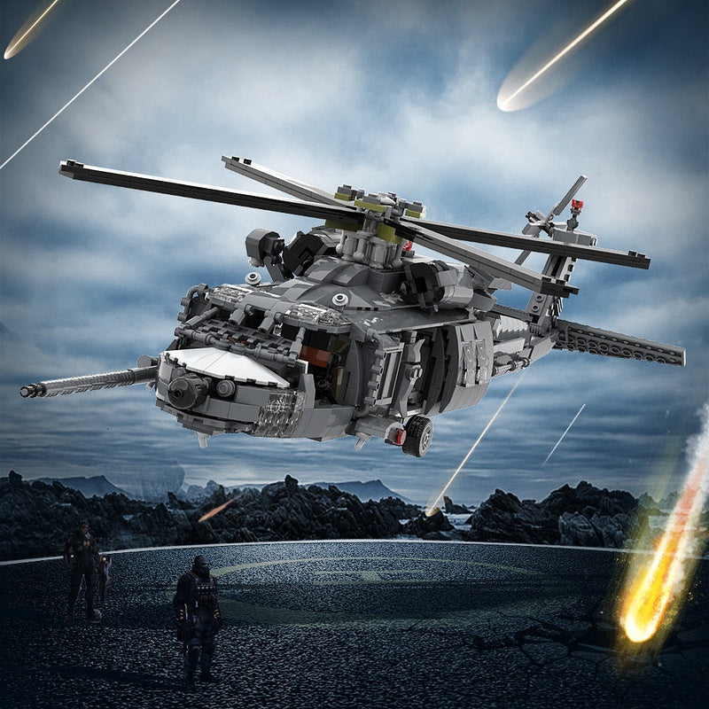 MH-60L Pave Hawk Helicopter MOC Building Kit | Military Aircraft Model - 2