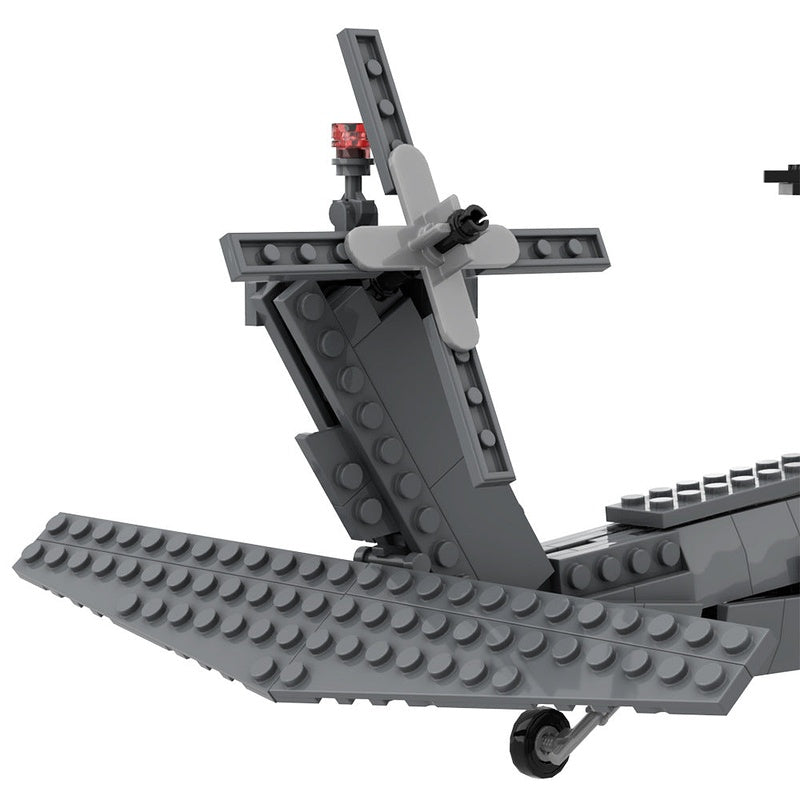 MH-60L Pave Hawk Helicopter MOC Building Kit | Military Aircraft Model - 6