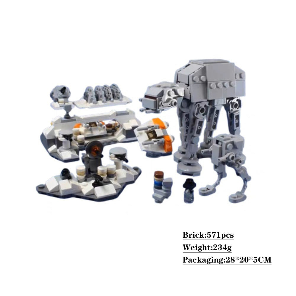 micro assault on hoth building set | star wars | moc-44946 - 4