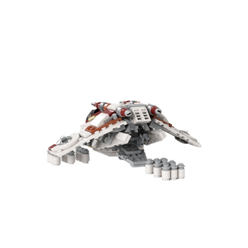 Micro Galactic Gunship MOC Building Kit | Sci-Fi Spacecraft Model - 3