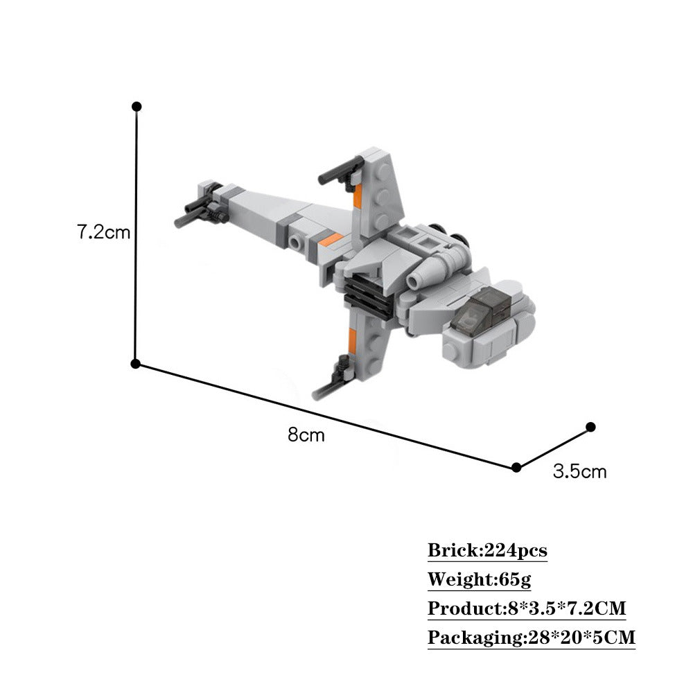 micro rebel starfighters building set | moc-32286 - 3