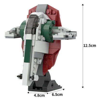 micro slave 1 building set | star wars | moc-35304 - 2