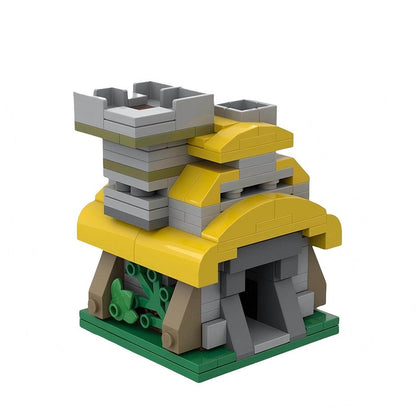 Micro Strategy Base Town Hall 1-16 Building Kit | LEGO-Compatible MOC - 11