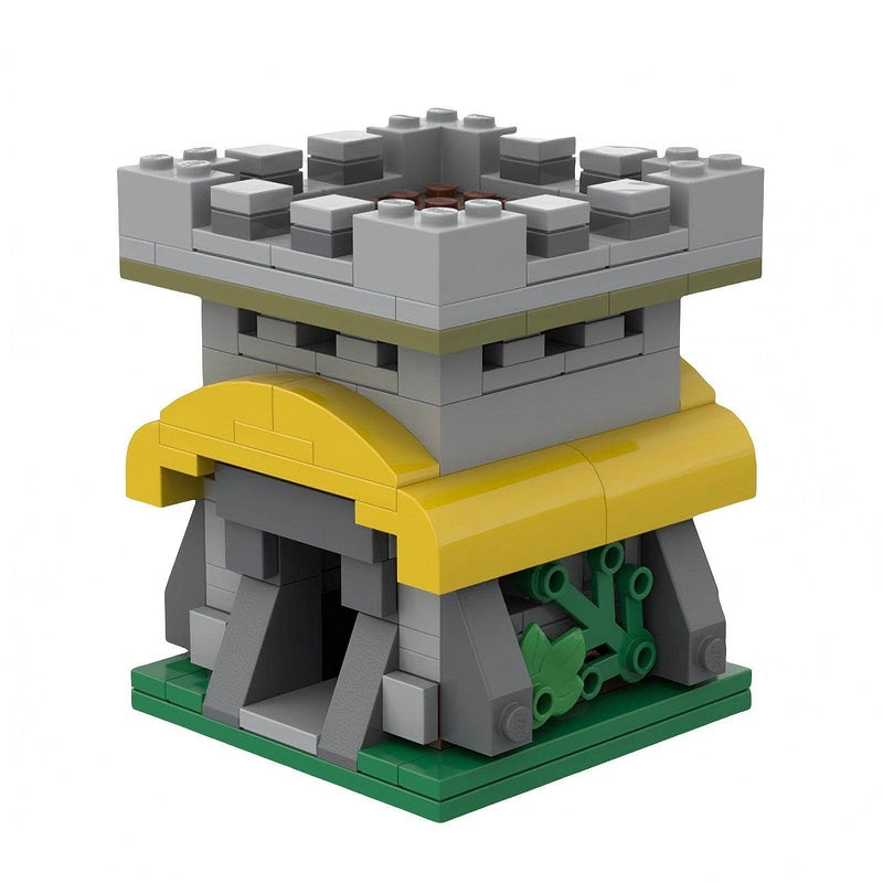 Micro Strategy Base Town Hall 1-16 Building Kit | LEGO-Compatible MOC - 12