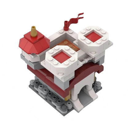 Micro Strategy Base Town Hall 1-16 Building Kit | LEGO-Compatible MOC - 15
